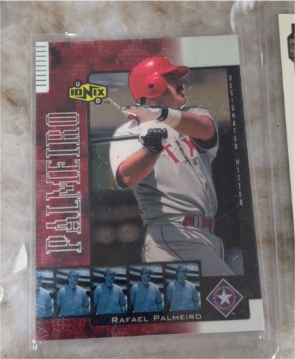 2000 Upper Deck Ionix #43 Rafael Palmeiro — front