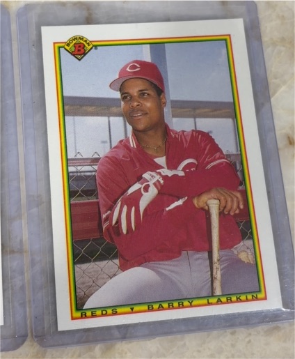 1990 Bowman #50 Barry Larkin — front