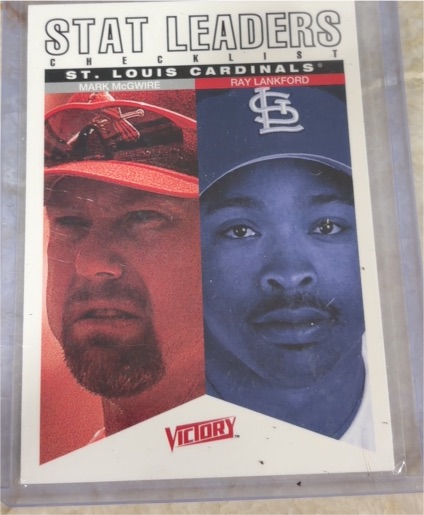 2000 Upper Deck Victory #80 Mark McGwire / Ray Lankford — front