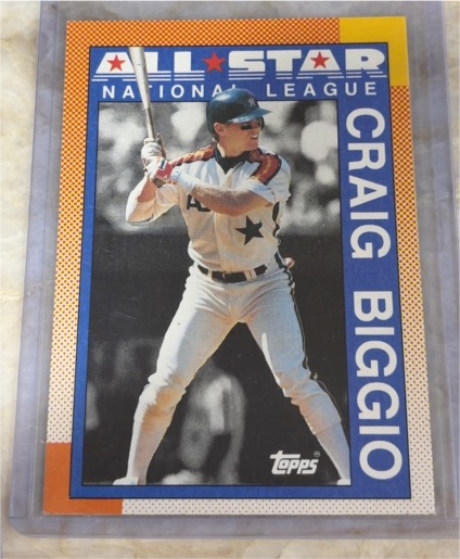 1990 Topps #404 Craig Biggio — front