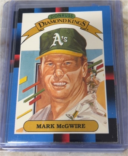1988 Donruss Diamond Kings #1 Mark McGwire — front