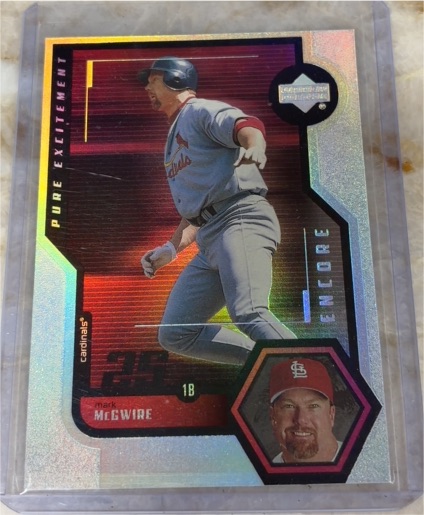 1999 Upper Deck Encore Pure Excitement #P23 Mark McGwire — front