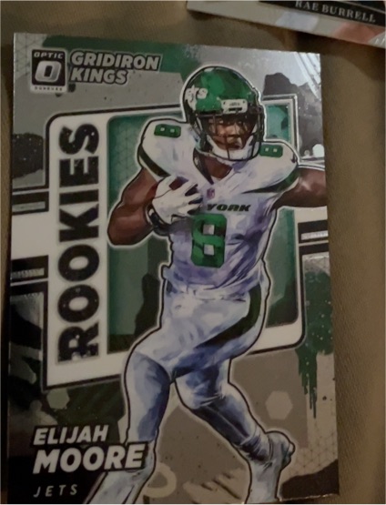 2021 Panini Donruss Optic #RGK-14 Elijah Moore Rookie Gridiron Kings — front