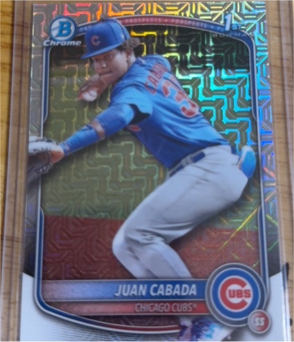 2025 Bowman Chrome #BCP-207 Juan Cabada — front
