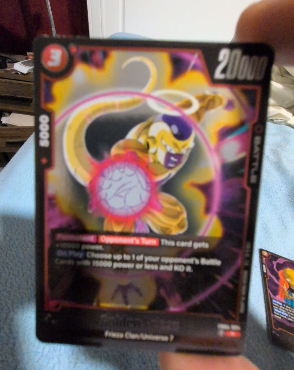 Dragon Ball Super Card Game FB04-004 Golden Frieza — front