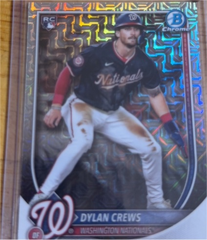 2025 Bowman Chrome #3 Dylan Crews — front