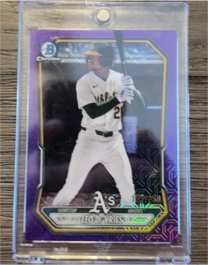 2026 Bowman Chrome #BCP-63 Leo De Vries — front