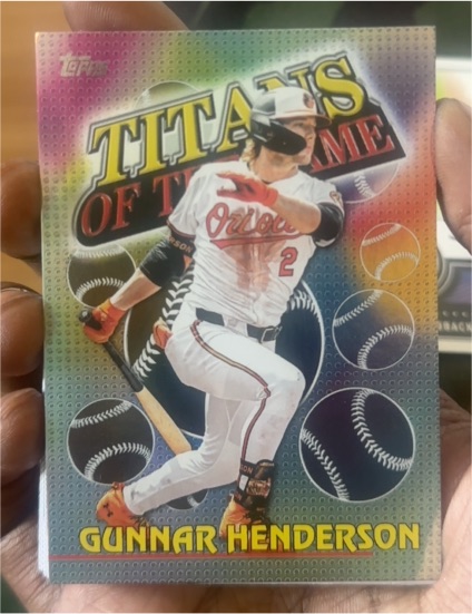 2026 Topps Series 1 Titans of the Game #TOG-4 Gunnar Henderson — front