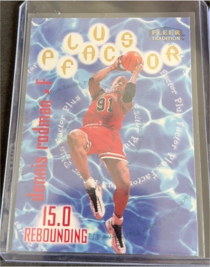 1998 Fleer Tradition Plus Factor #139 Dennis Rodman — front