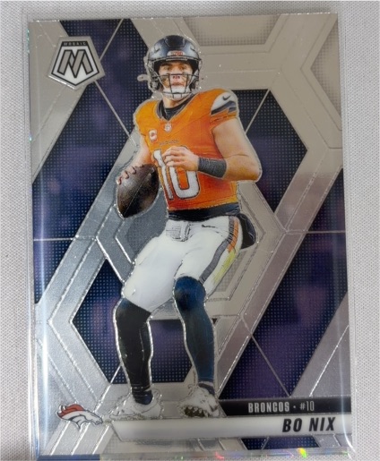 2025 Panini Mosaic #173 Bo Nix Denver Broncos — front