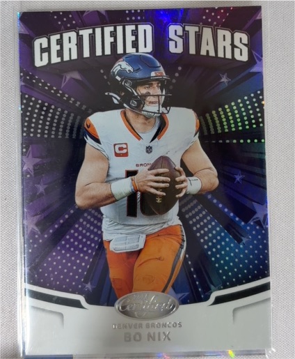 2025 Panini Certified Stars #CST-BNX Bo Nix — front