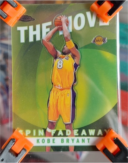 2002 Topps Chrome #TM4 Kobe Bryant The Move Spin Fadeaway — front