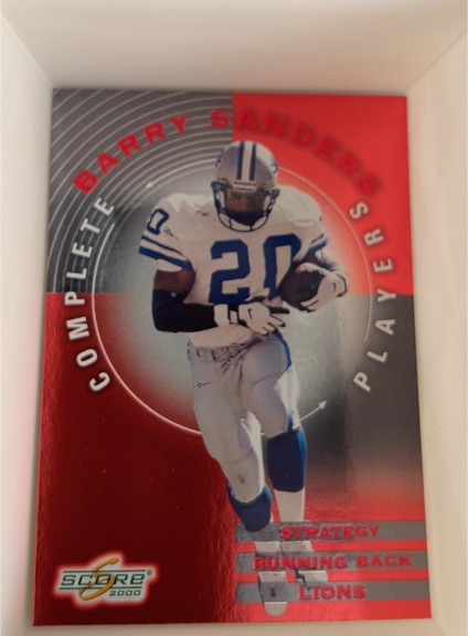 2000 Score #CP20 Barry Sanders Complete Players — front