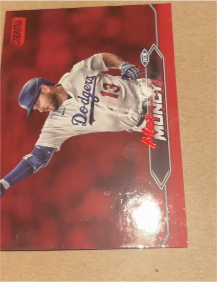 2024 Topps Stadium Club #125 Max Muncy Red Foil — front