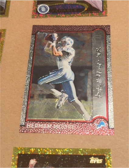 1997 Topps Finest #NNO Herman Moore — front
