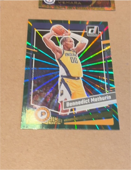 2023-24 Donruss #101 Bennedict Mathurin Green Laser — front