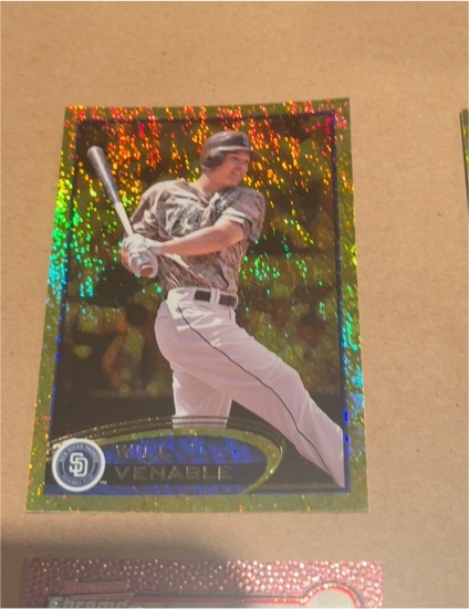 2012 Topps Gold Sparkle #132 Will Venable — front