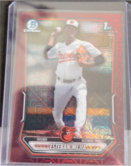 2026 Bowman Chrome #BCP-79 Esteban Mejia — front