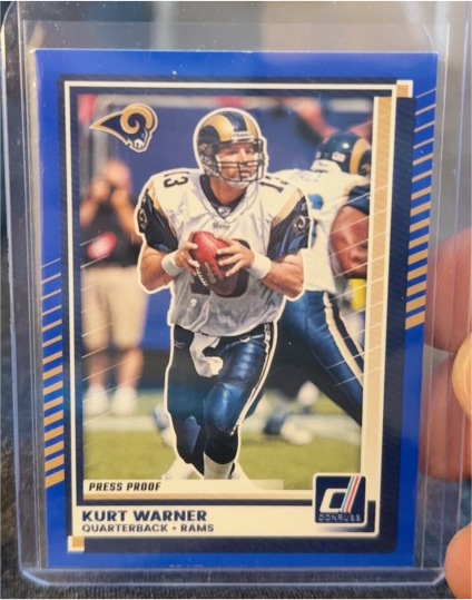 2025 Donruss #32 Kurt Warner Press Proof — front