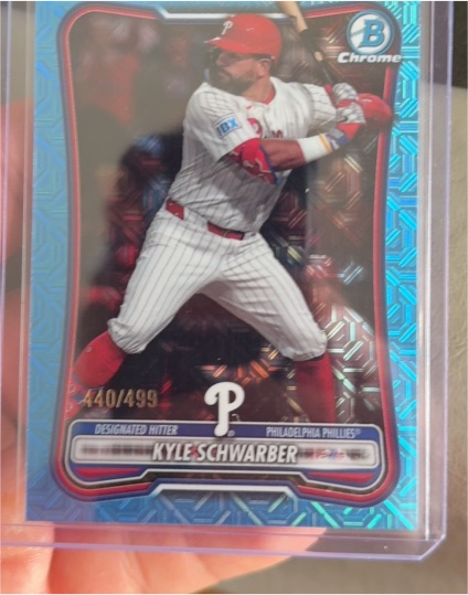2026 Bowman Chrome #20 Kyle Schwarber — front