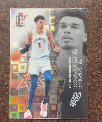 2025-26 Topps Signature Class #55 Victor Wembanyama — front
