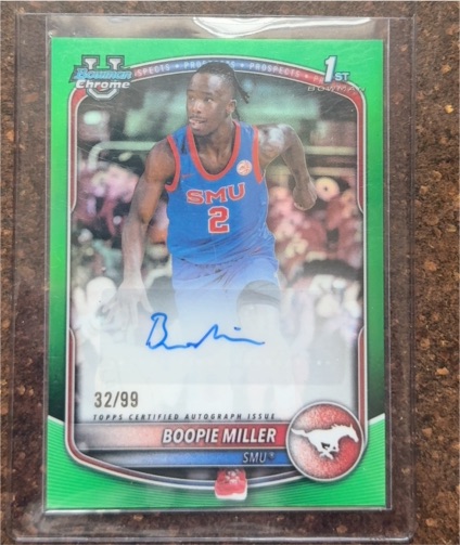 2025-26 Bowman Chrome #CPA-BR Boopie Miller — front