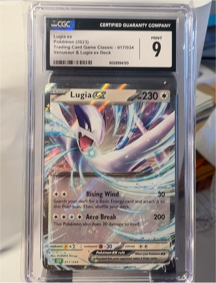 2023 Pokémon Lugia ex #017/034 — front