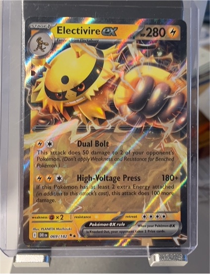 2025 Pokémon TCG SV10: Destined Rivals #069 Electivire ex — front