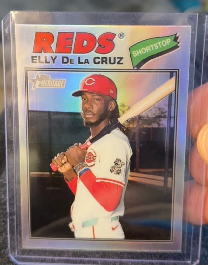 2026 Topps Heritage #70 Elly De La Cruz — front