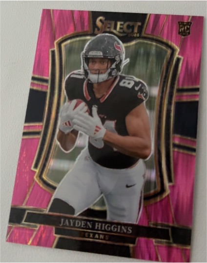 2025 Panini Select #136 Jayden Higgins — front