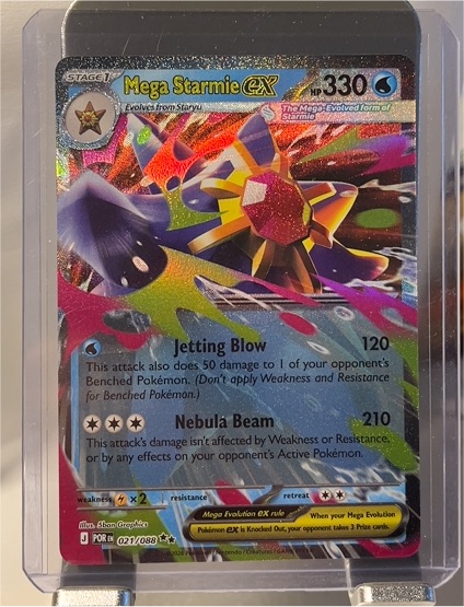 2026 Pokémon Mega Starmie EX #021 Perfect Order — front