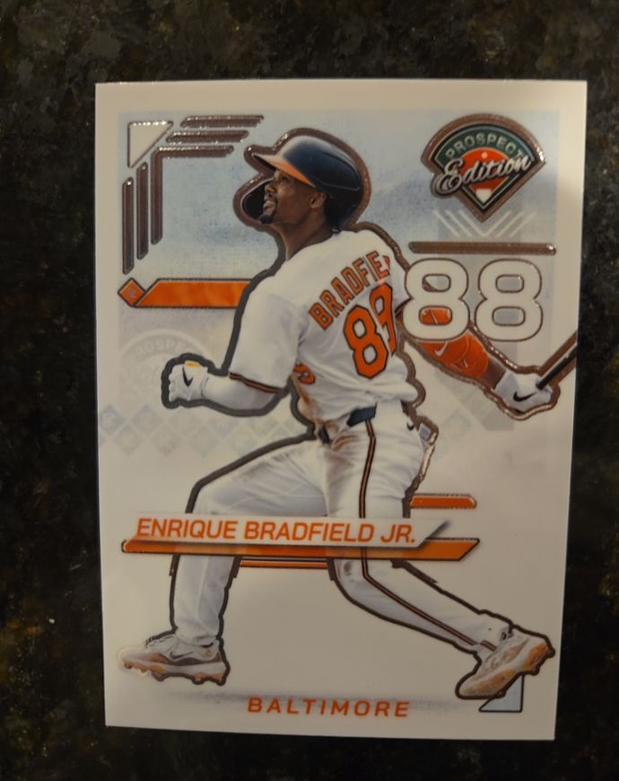 2025 Panini Prospect Edition #88 Enrique Bradfield Jr. — front