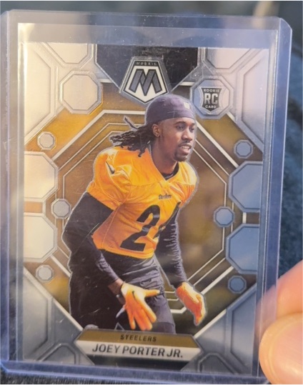 2023 Panini Mosaic #335 Joey Porter Jr. Rookie Card — front