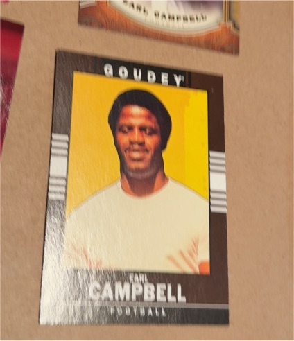 2014 Upper Deck Goodwin Champions Goudey #3 Earl Campbell — front