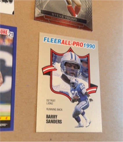 1990 Fleer All-Pro #4 Barry Sanders — front