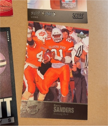 2011 Upper Deck College Football Legends #27 Barry Sanders — front