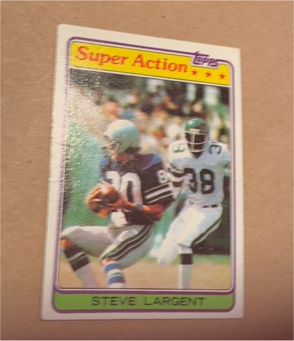 1981 Topps #343 Steve Largent Super Action — front