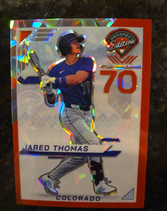 2025 Panini Prospect Edition #70 Jared Thomas — front