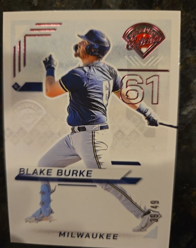 2025 Panini Prospect Edition #184 Blake Burke — front