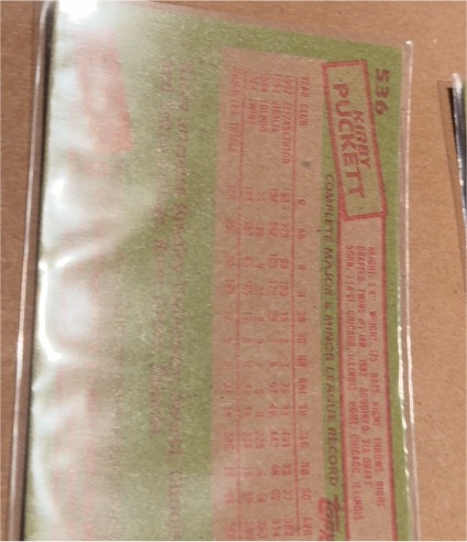 1985 Topps #650 Kirby Puckett — front