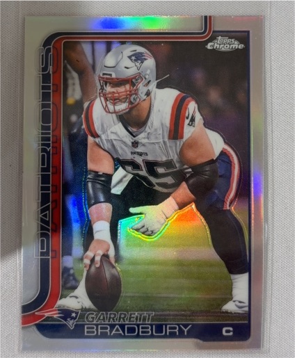 2025 Topps Chrome #212 Garrett Bradbury — front