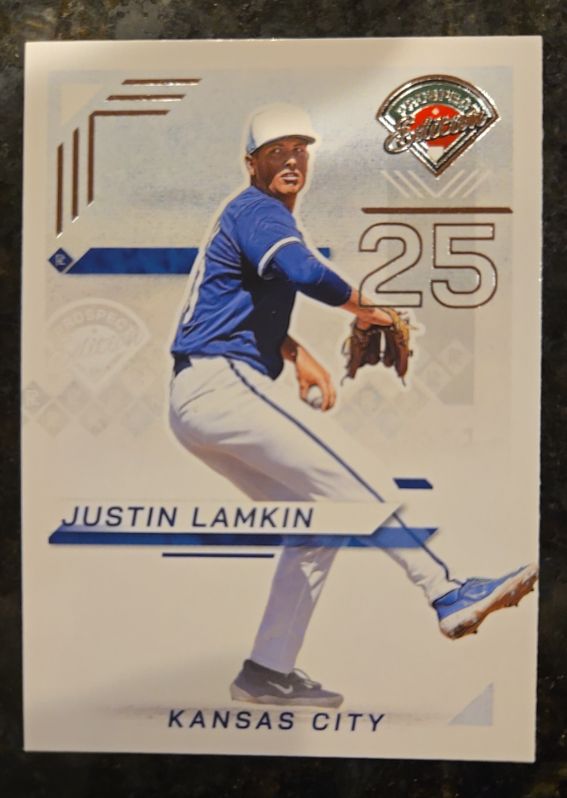 2025 Panini Prospect Edition #37 Justin Lamkin — front