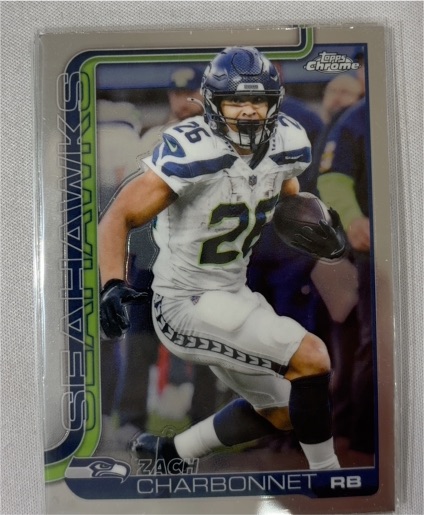 2025 Topps Chrome #279 Zach Charbonnet — front