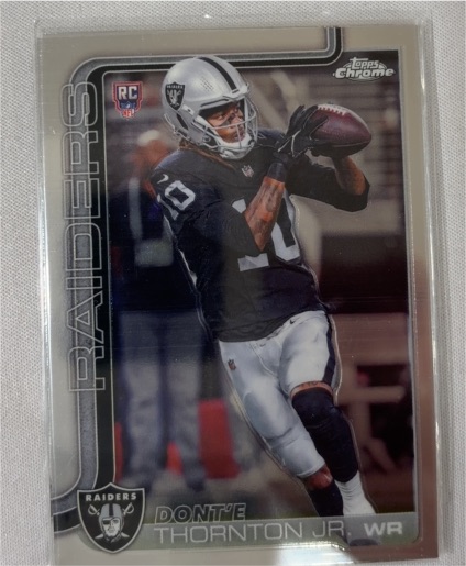 2025 Topps Chrome #385 Dont'e Thornton Jr. — front