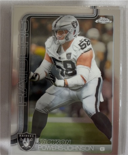 2025 Topps Chrome #177 Jackson Powers-Johnson — front