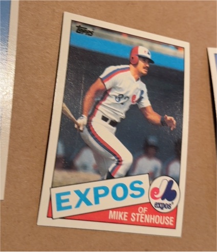 1985 Topps #658 Mike Stenhouse — front