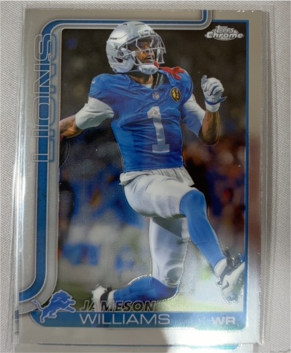 2025 Topps Chrome #97 Jameson Williams — front