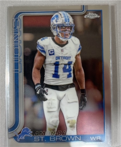 2025 Topps Chrome #98 Amon-Ra St. Brown — front