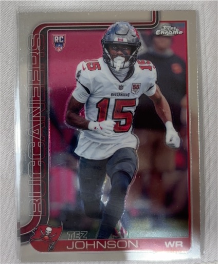 2025 Topps Chrome #342 Tez Johnson — front