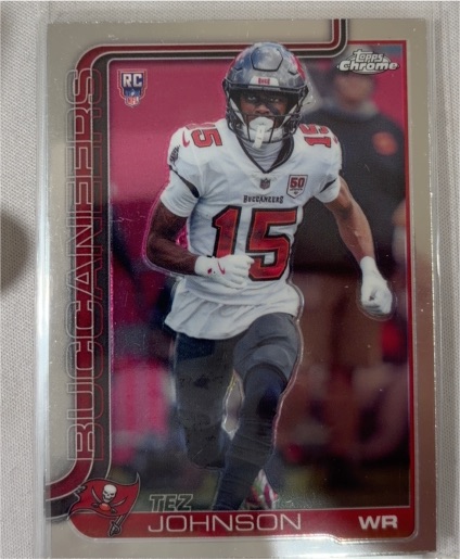2025 Topps Chrome #342 Tez Johnson — front